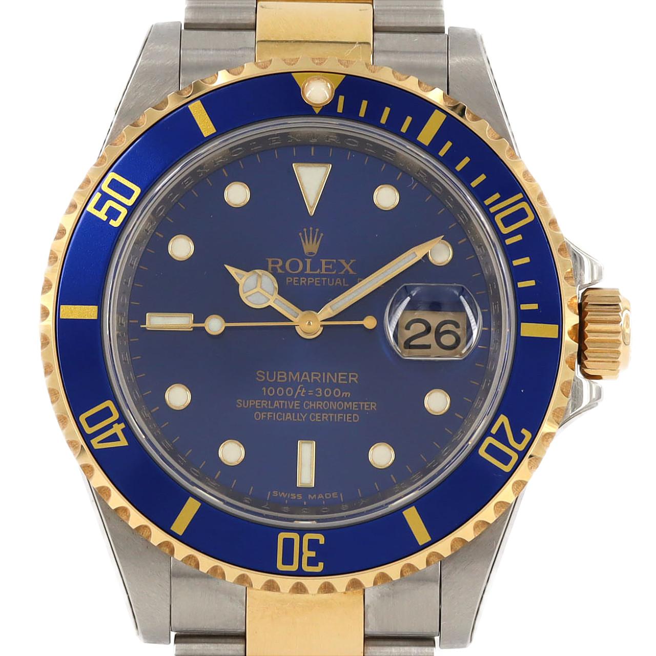 ROLEX Submariner Date 16613 SSxYG自动上弦M number