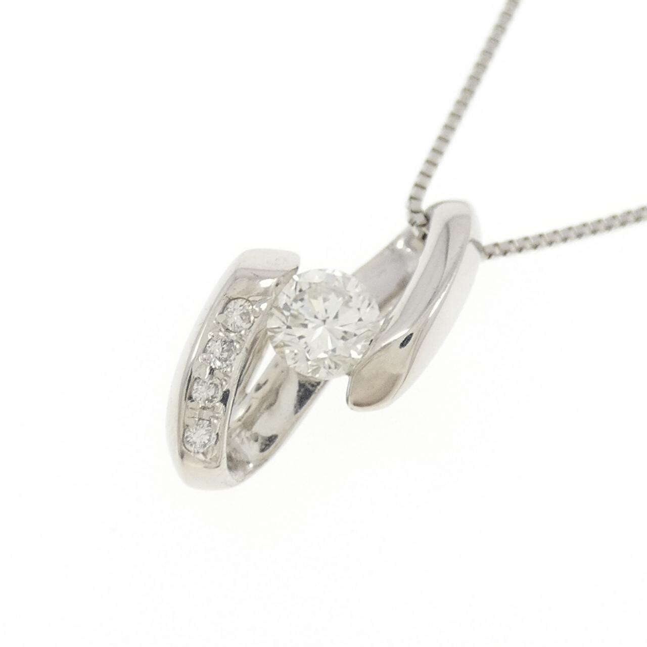 PT900/PT850 ダイヤモンド ネックレス 0.373CT