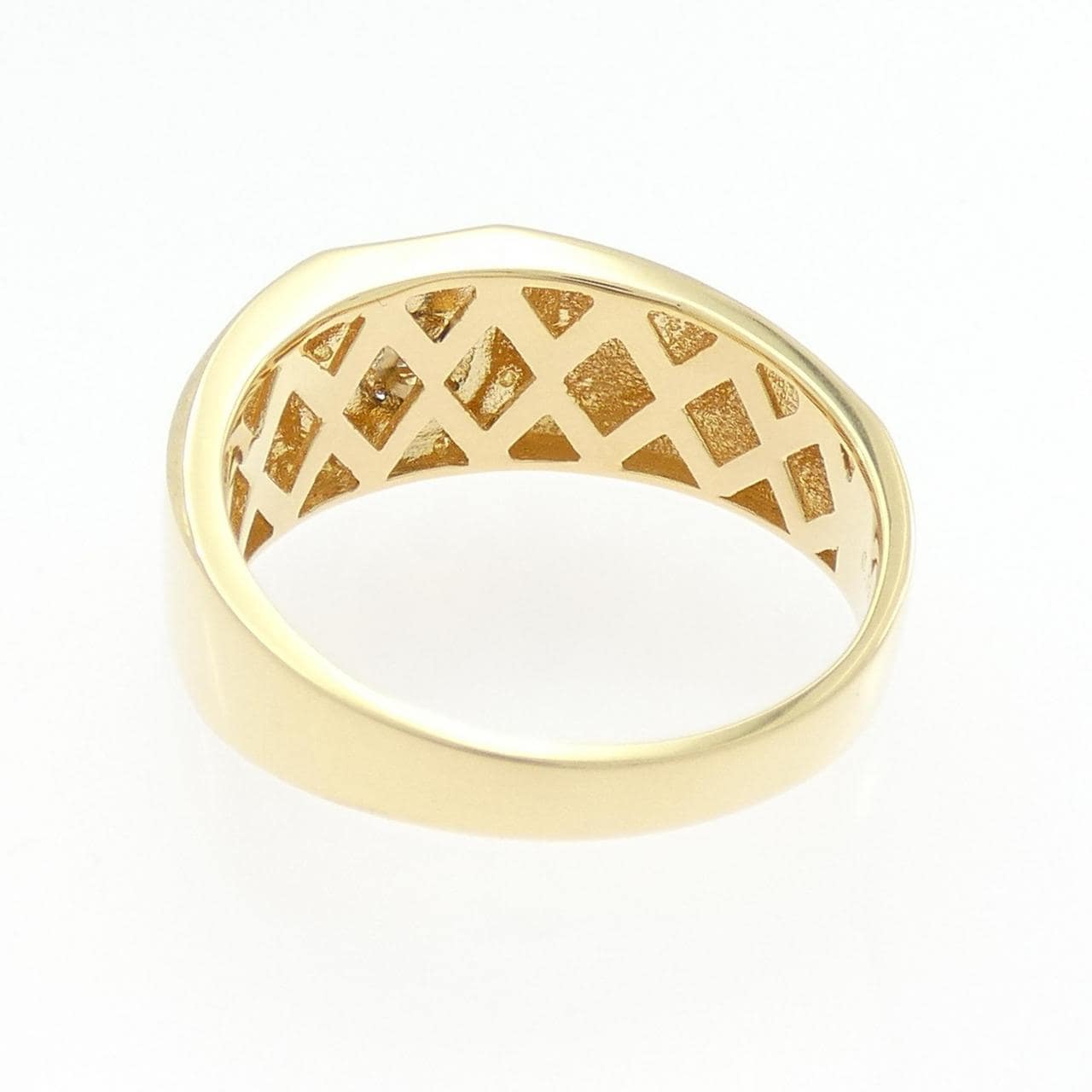 【新品】K18YG ダイヤモンド リング 0.19CT