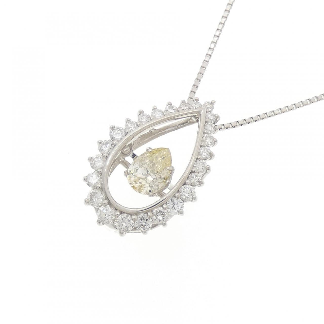 PT900/PT850 ダイヤモンド ネックレス 0.50CT