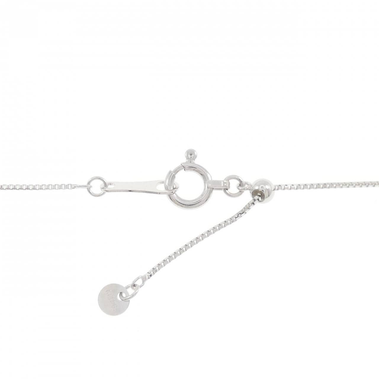 K18WG サファイヤ ネックレス 0.25CT