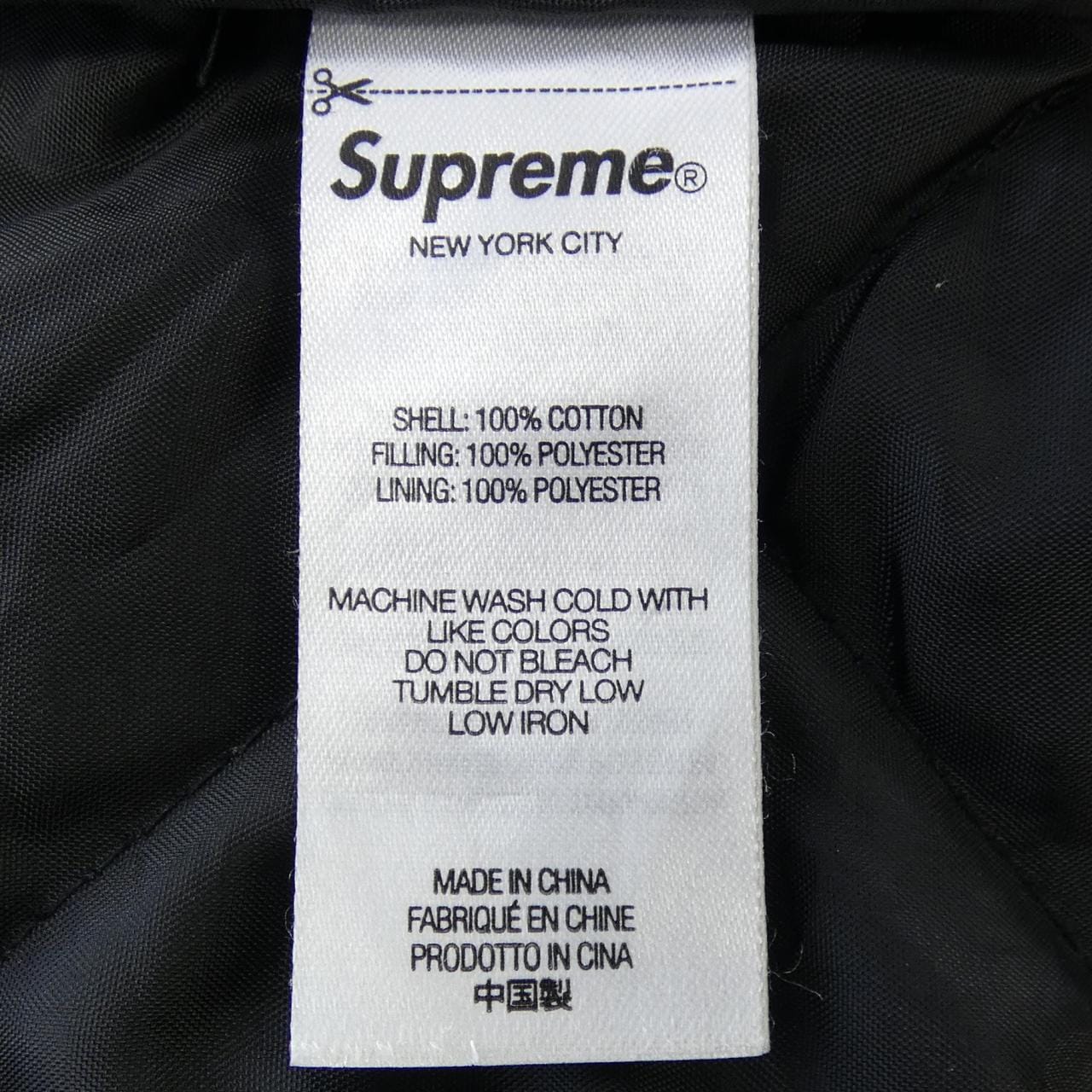 シュプリーム SUPREME QUILTED PLAID FLANNE ジャケット