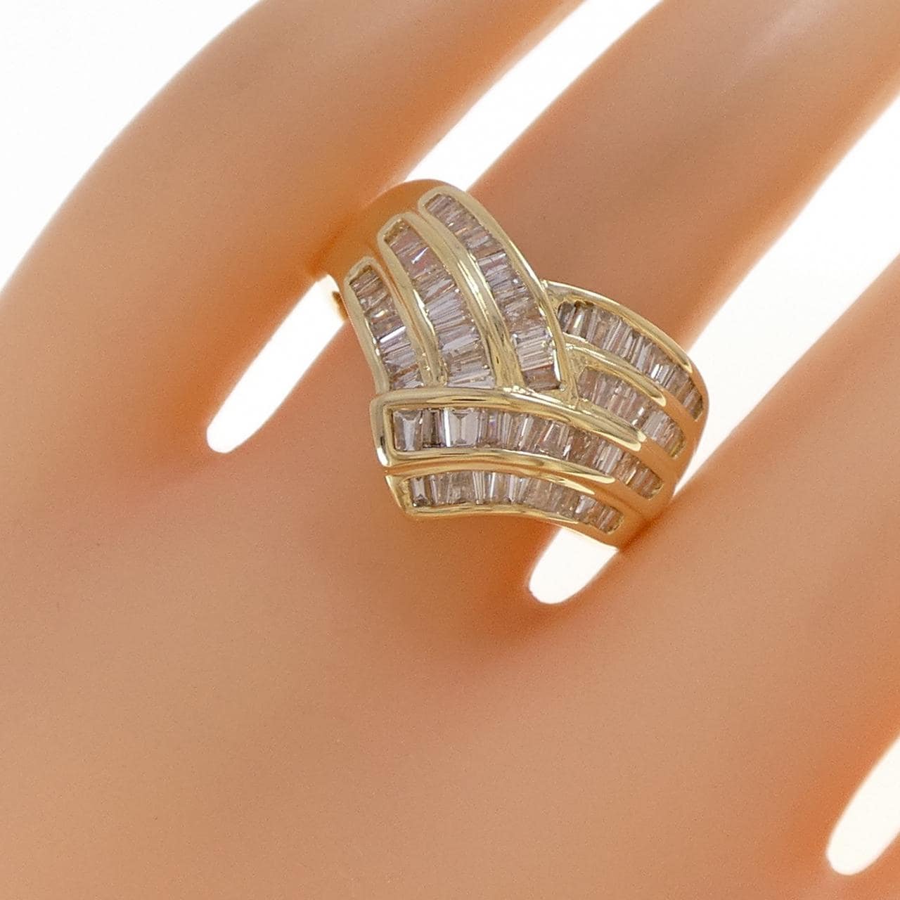 K18YG ダイヤモンド リング 1.00CT