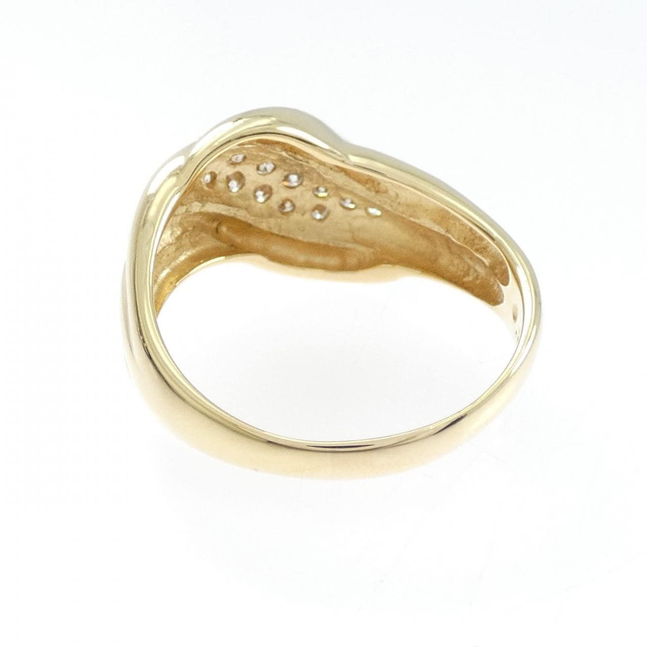 K18YG ダイヤモンド リング 0.35CT