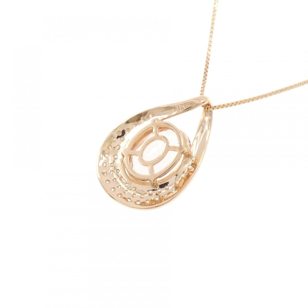 K18PG モルガナイト ネックレス 2.15CT