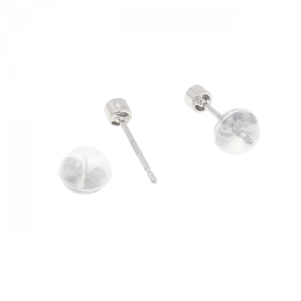 PT900 ダイヤモンド ピアス 0.10CT