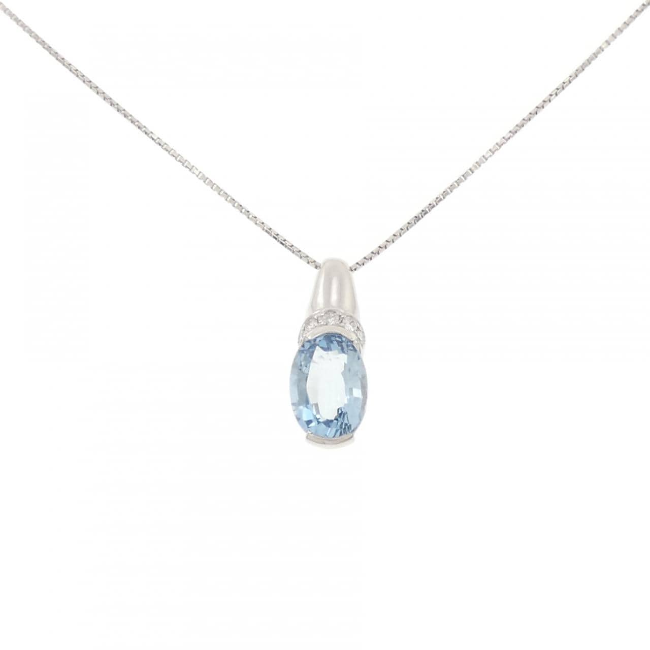PT900/PT850 アクアマリン ネックレス 2.08CT