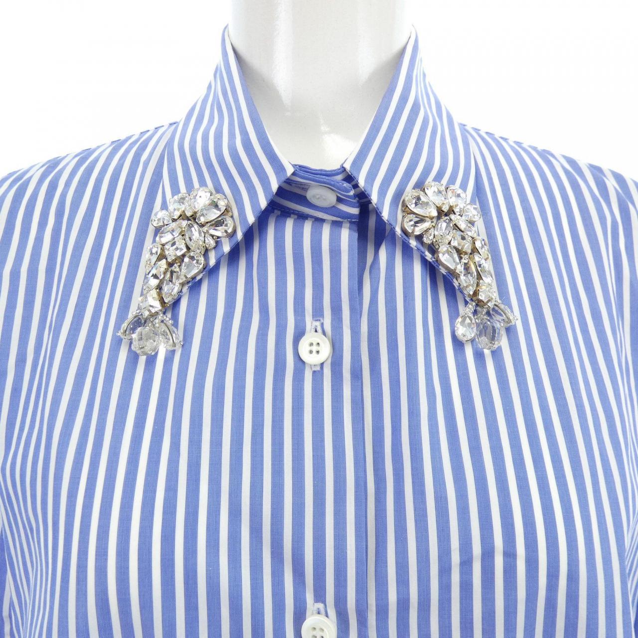 Prada Embroidered Poplin Shirt P471HR SOOO 155U