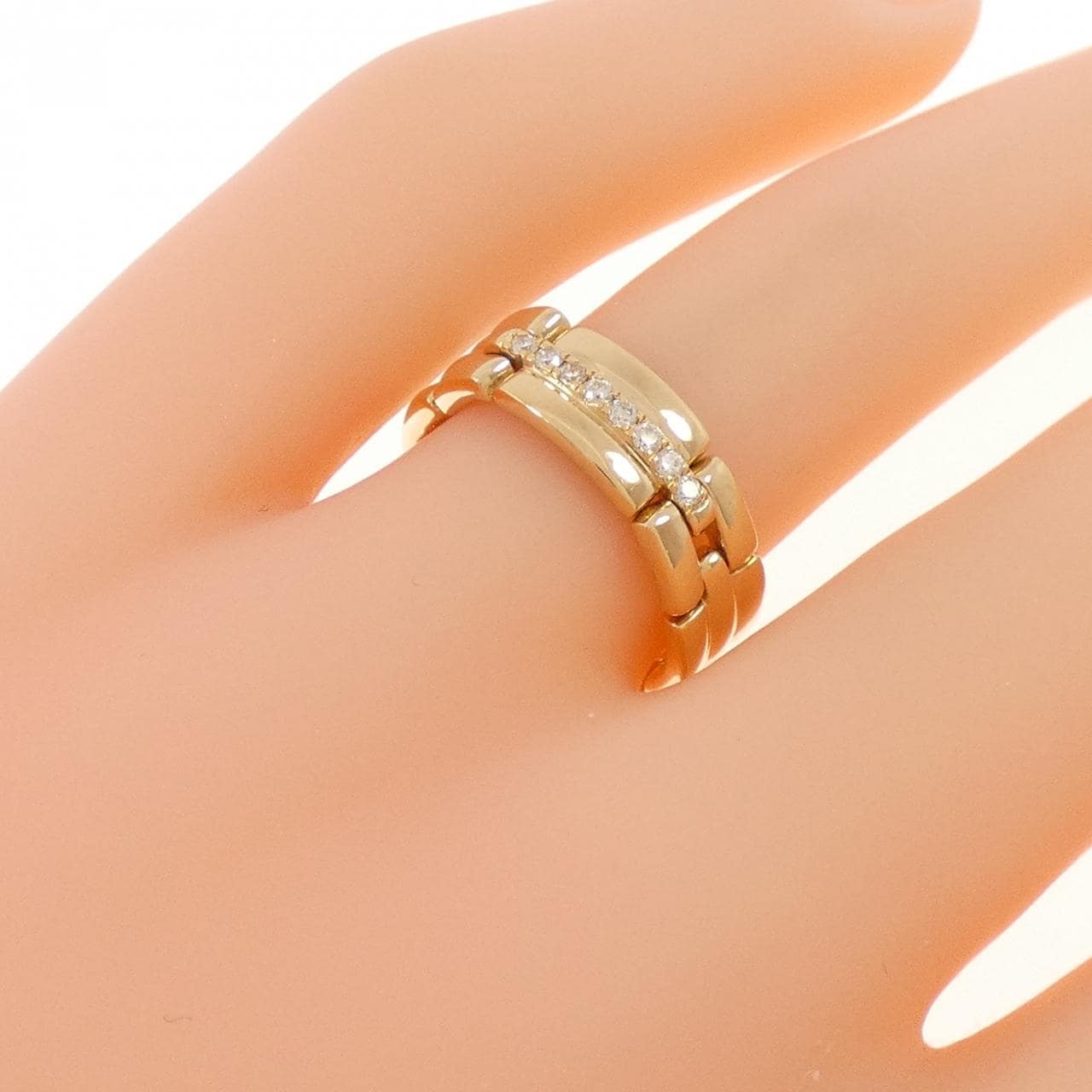 K18YG ダイヤモンド リング 0.10CT