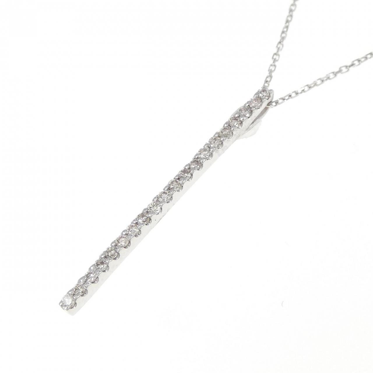 K10WG ダイヤモンド ネックレス 0.07CT