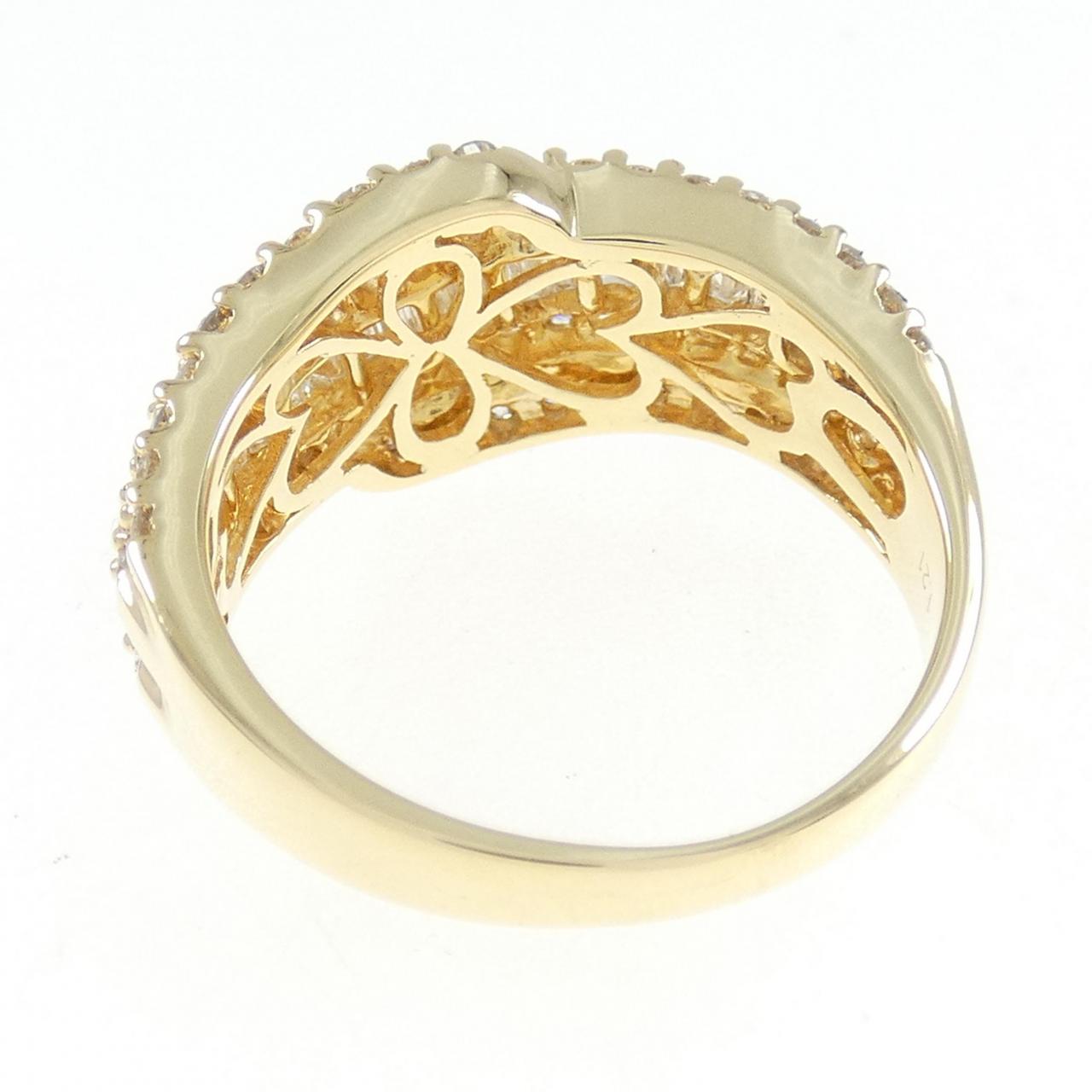 K18YG ダイヤモンド リング 1.21CT