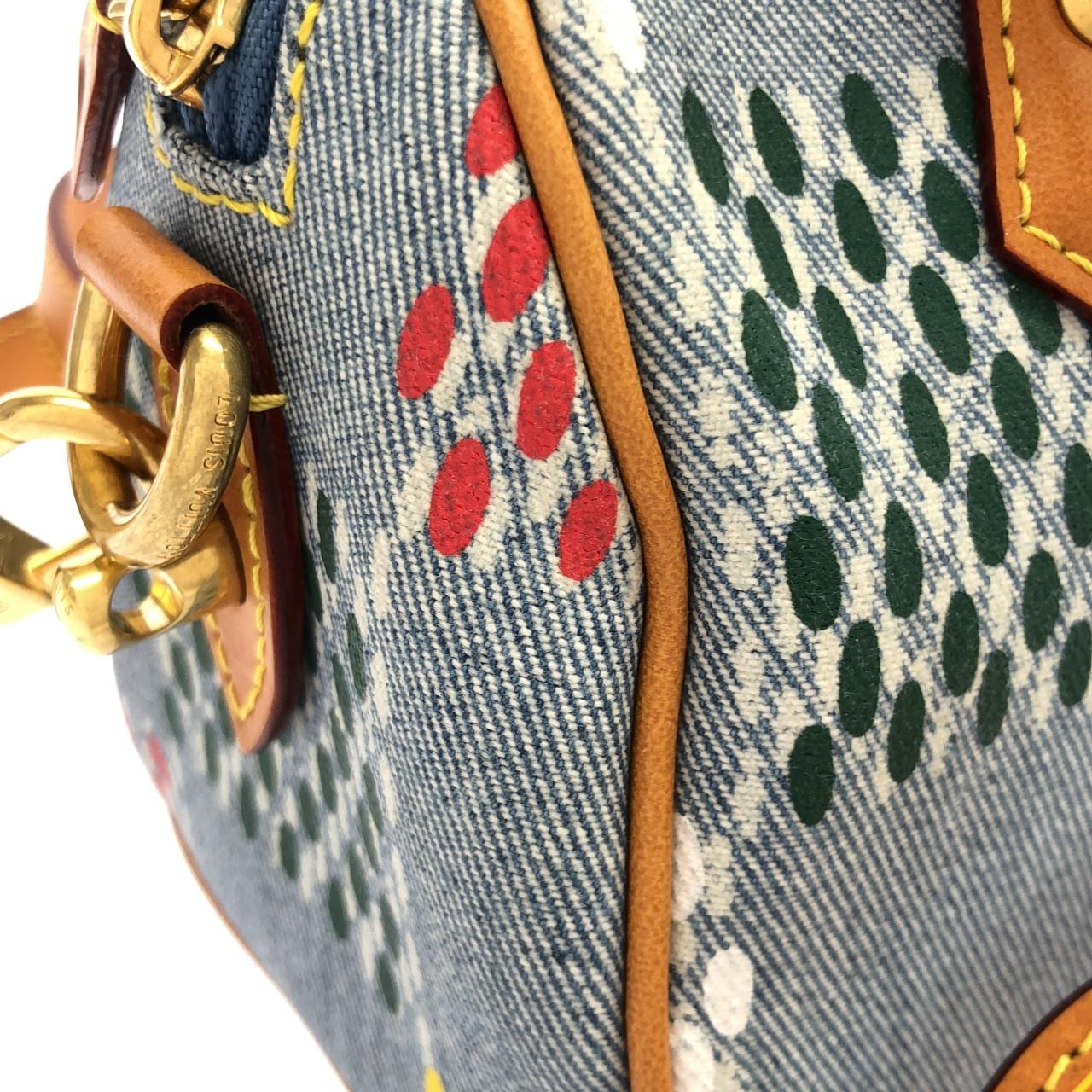 ルイヴィトン LV バース(ダミエ デニム) スピーディ バンドリエール 18cm N00136 ボストンバッグ