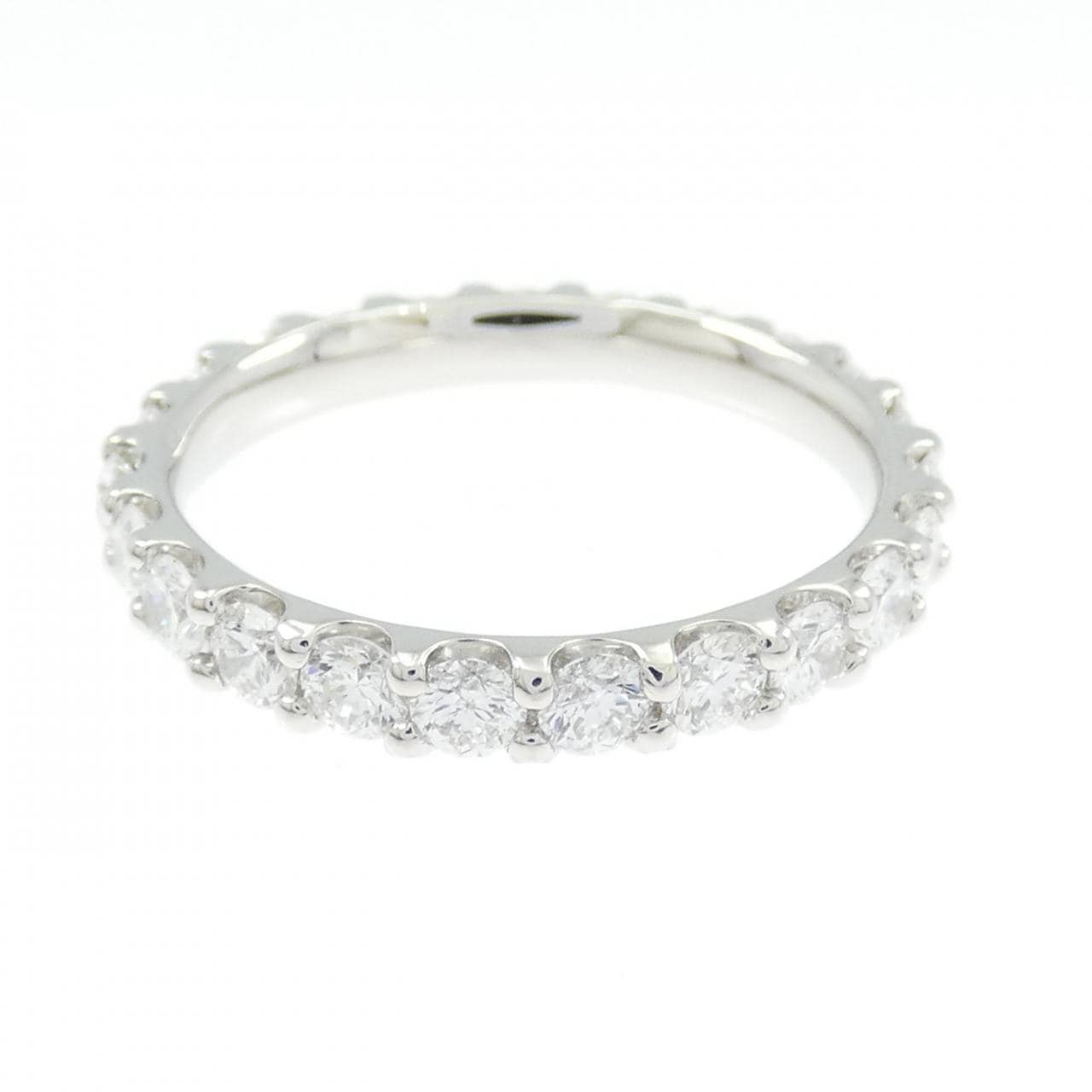 【新品】PT950 フルエタニティ ダイヤモンド リング 1.85CT