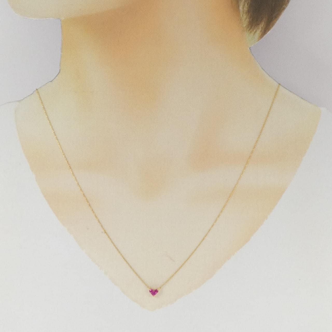 スタージュエリー ミステリアスハート ネックレス 0.15CT