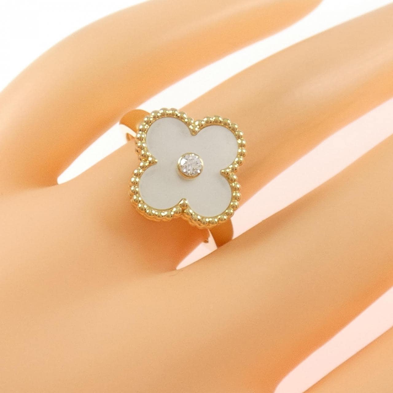 ヴァンクリーフ&アーペル ヴィンテージアルハンブラ リング