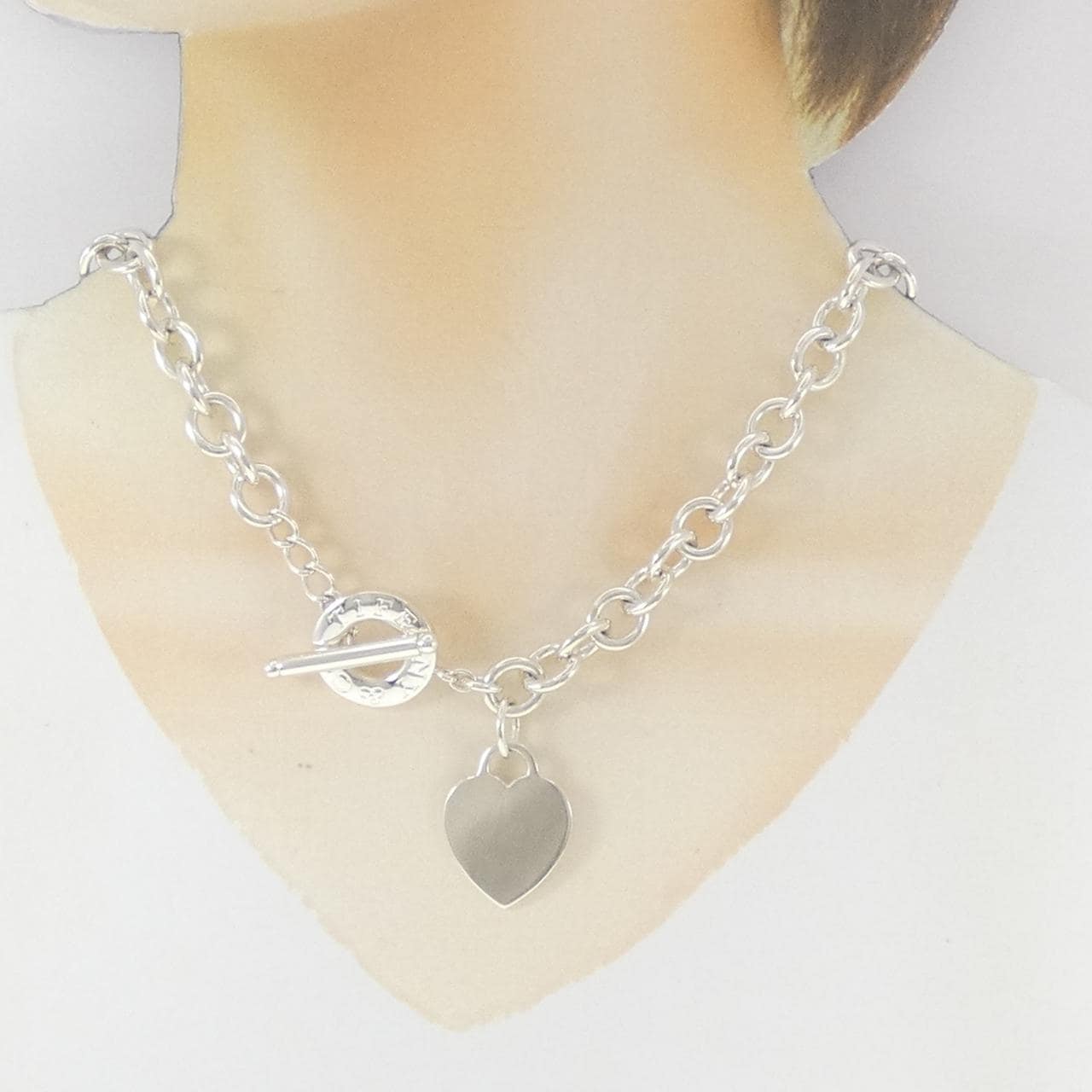 ティファニー ハートタグチャーム トグル ネックレス