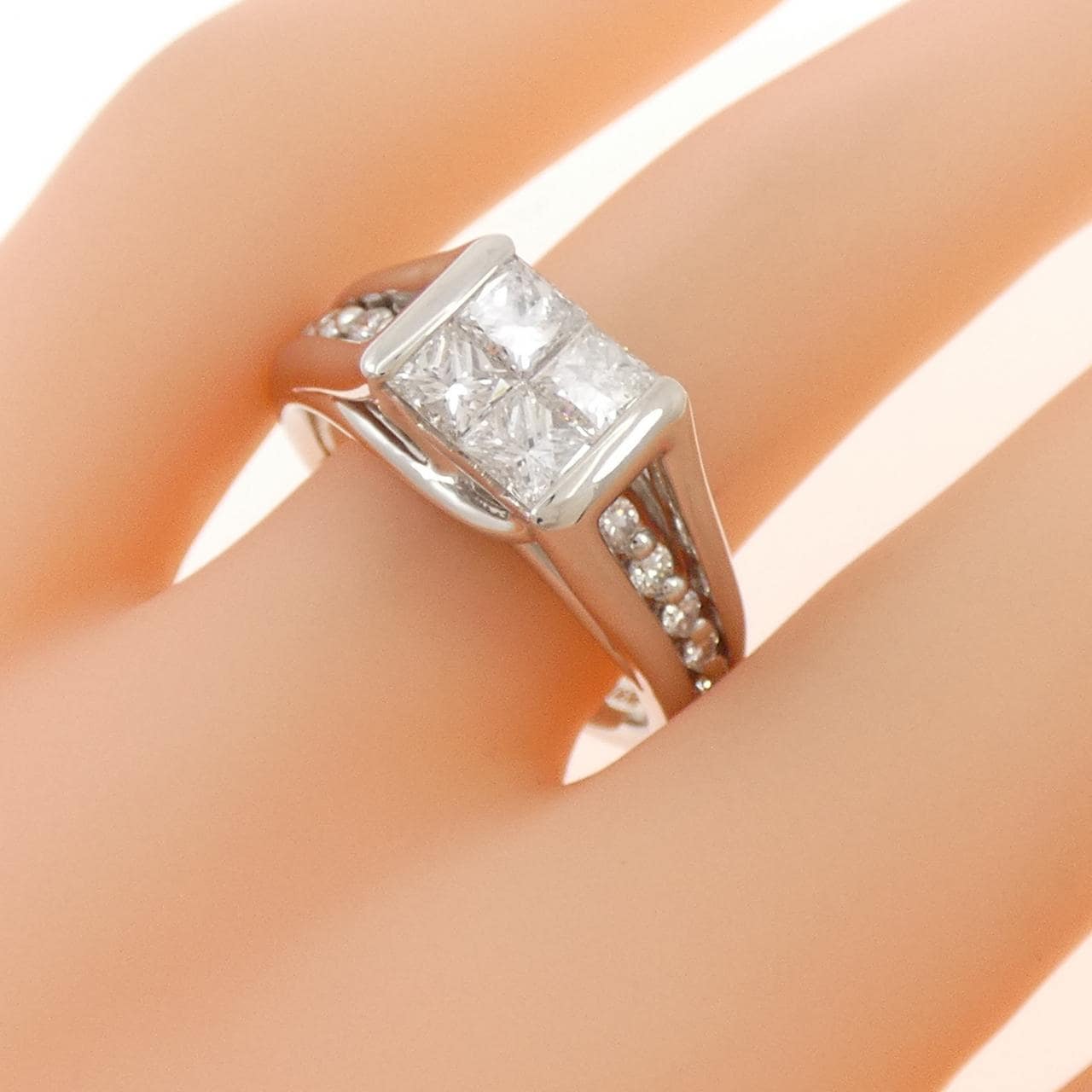 PT900 ダイヤモンド リング 1.41CT