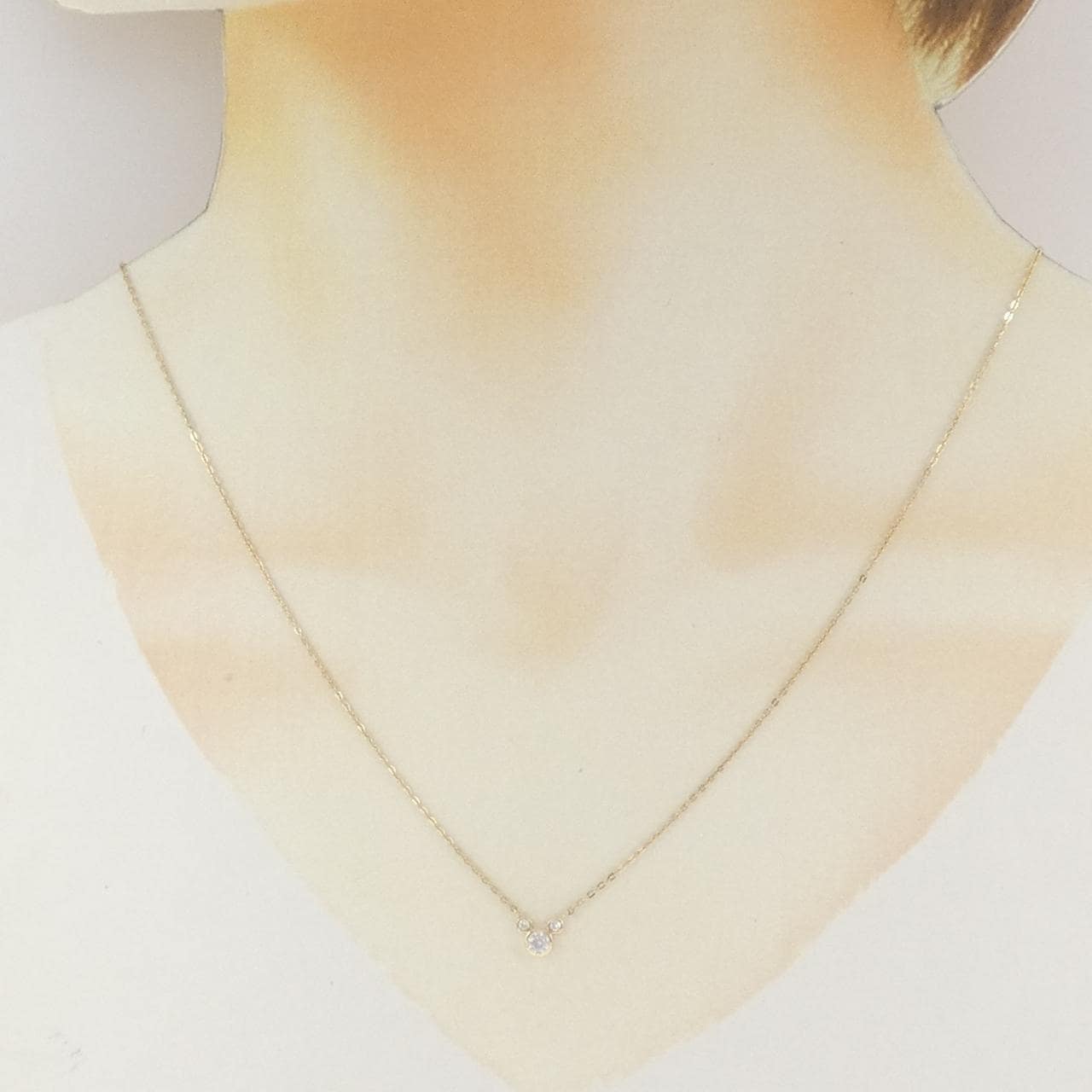 K10YG キュービック ネックレス