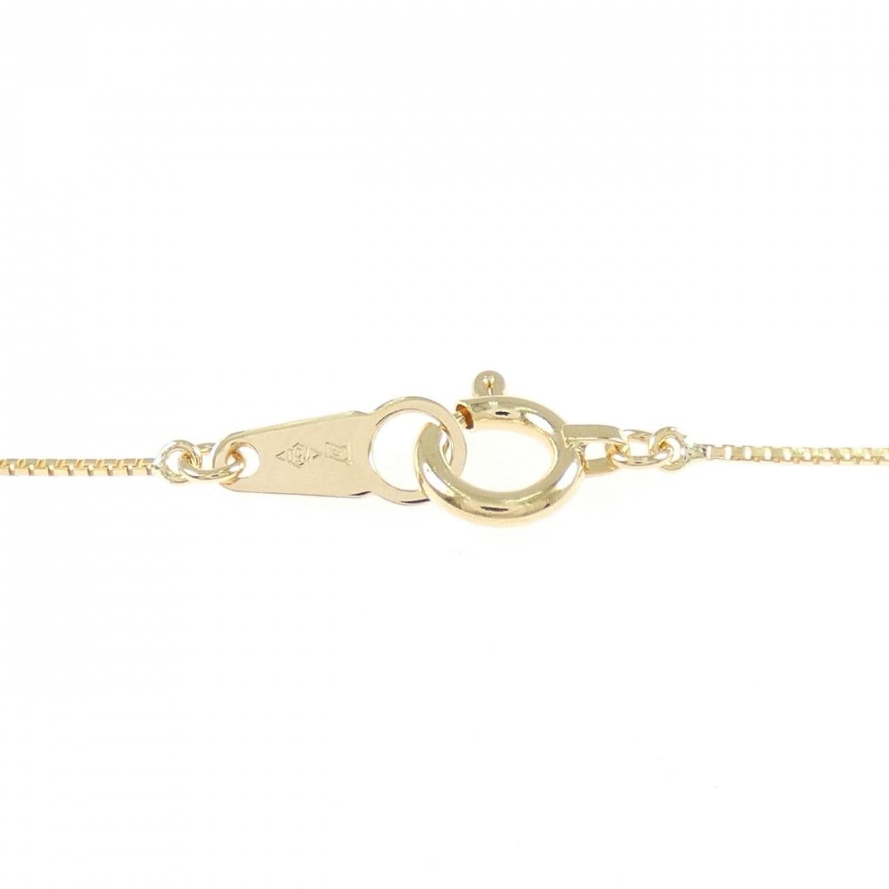 K18YG ハート ダイヤモンド ネックレス 0.02CT