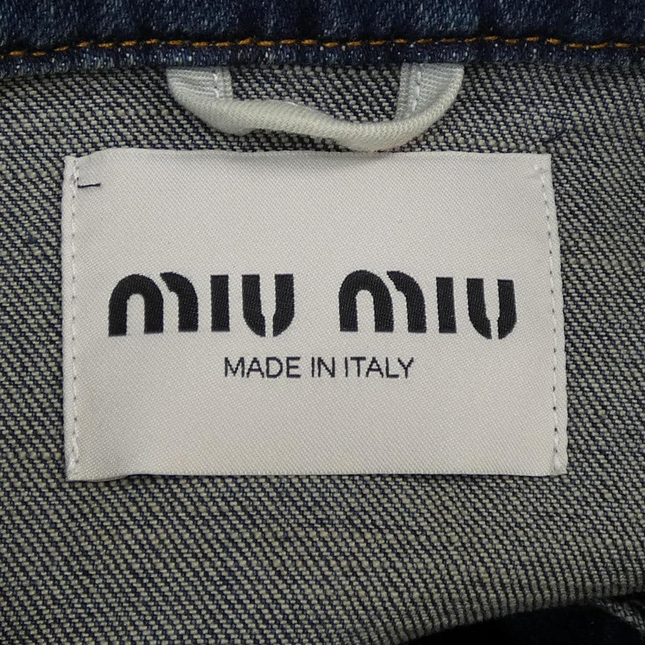 ミュウミュウ MIU MIU GWB224 SOOO 15UJ デニムジャケット