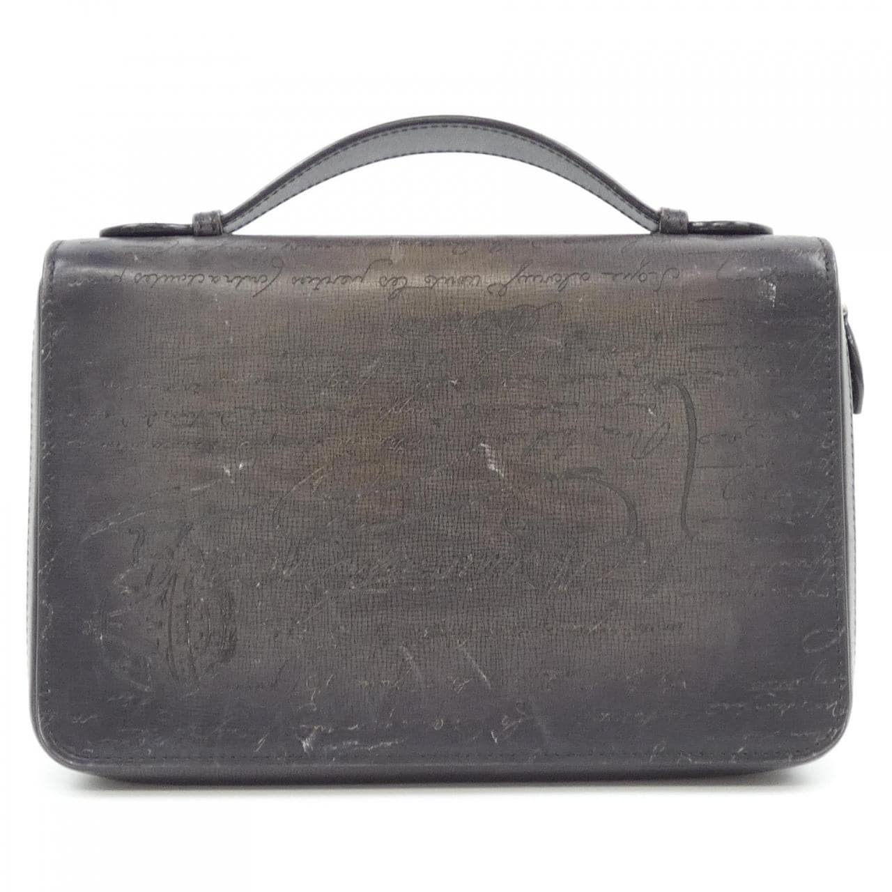 ベルルッティ Berluti スクリットレザーロングジップウォレット イタウバワイドグランディアント WALLET