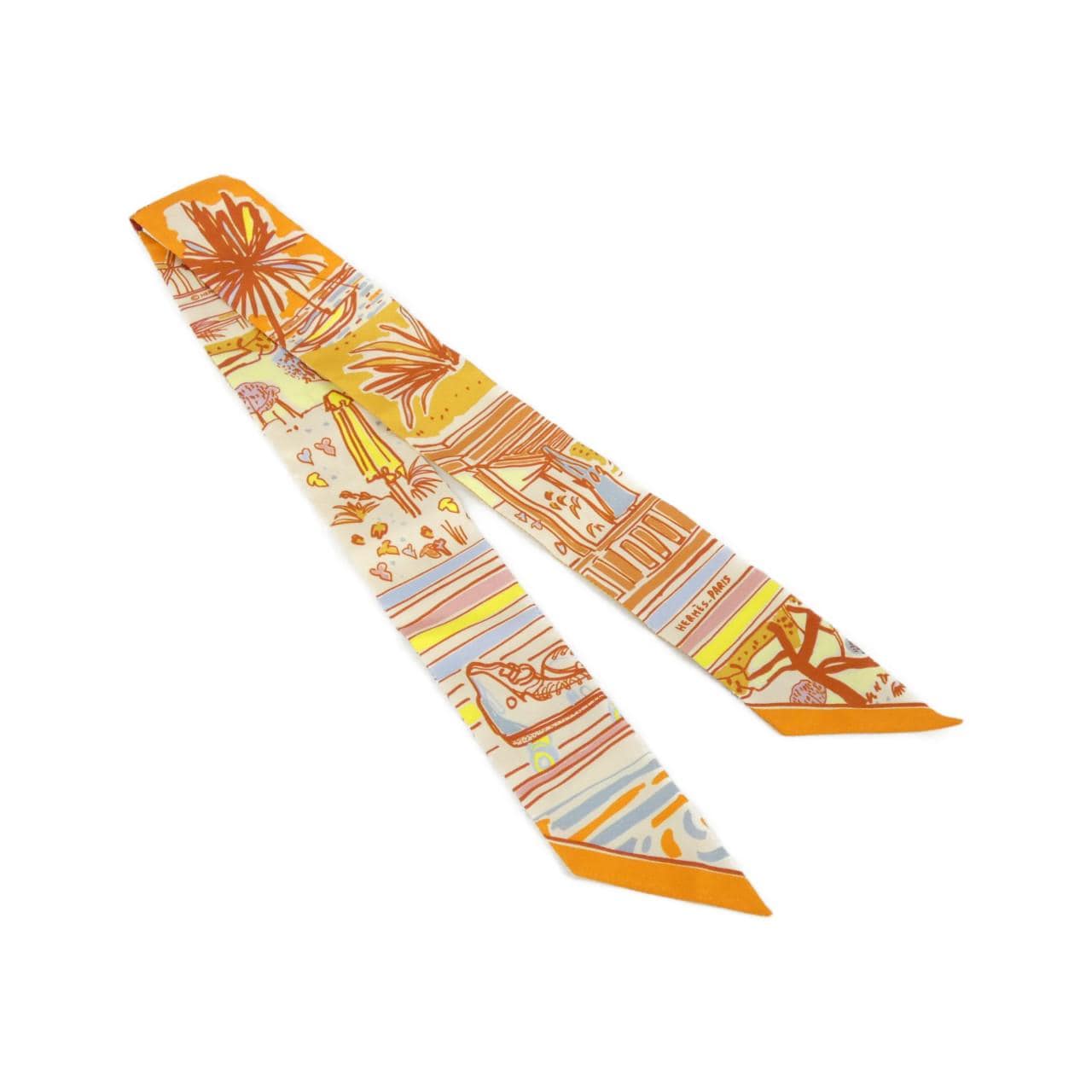 【未使用品】エルメス RAYURES D`ETE ツイリー 063850S スカーフ