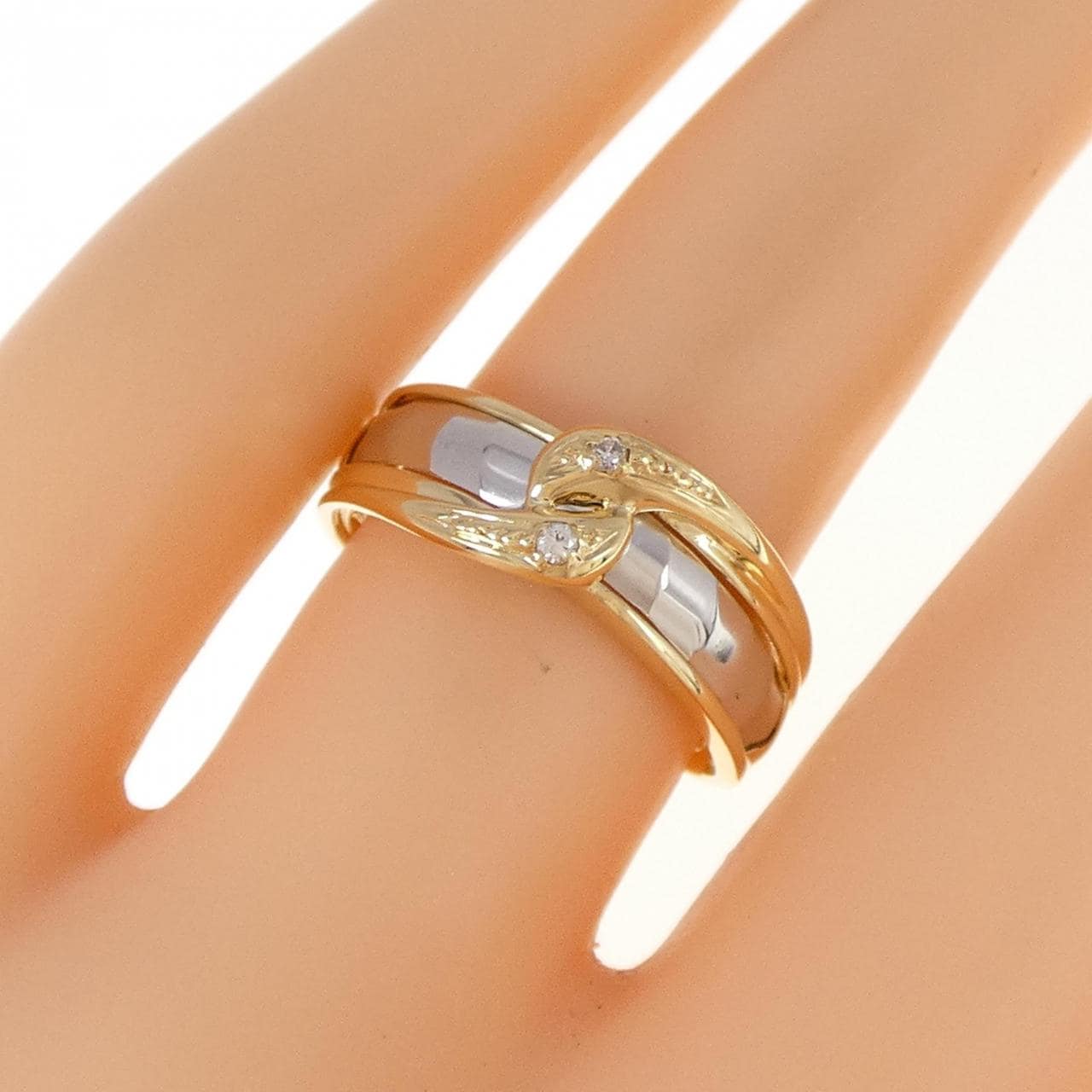 K18YG/PT钻石0.02CT