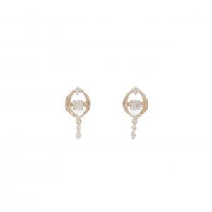 K18PG ダイヤモンド ピアス 0.26CT