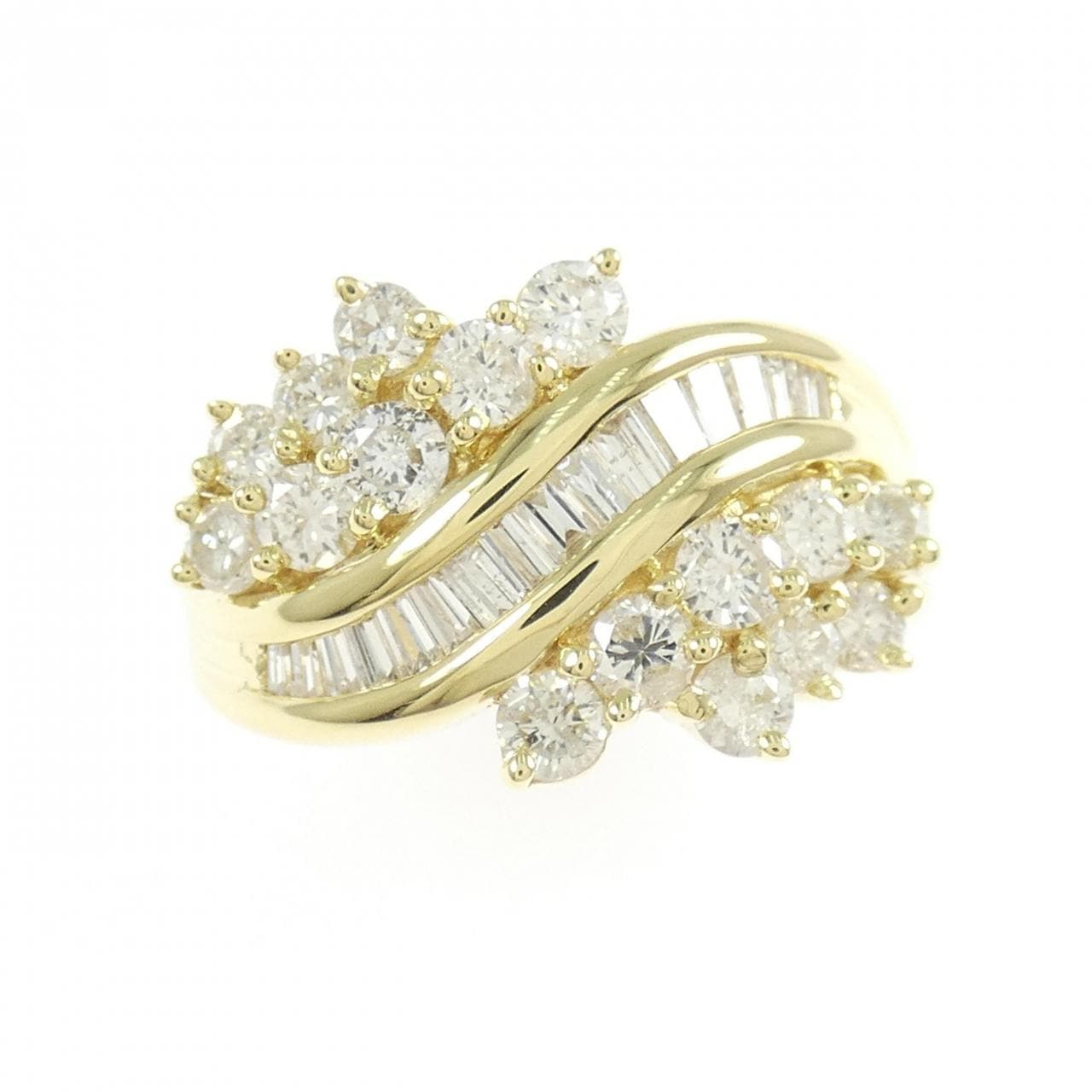 K18YG ダイヤモンド リング 1.50CT