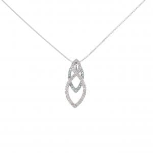 K18WG トルマリン ネックレス 0.11CT