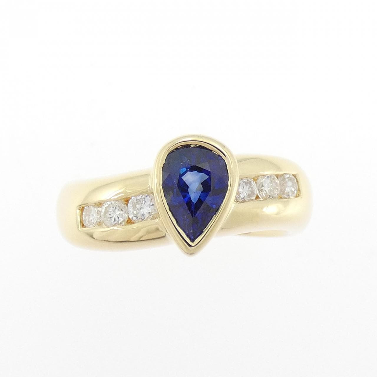 K18YG サファイヤ リング 1.13CT