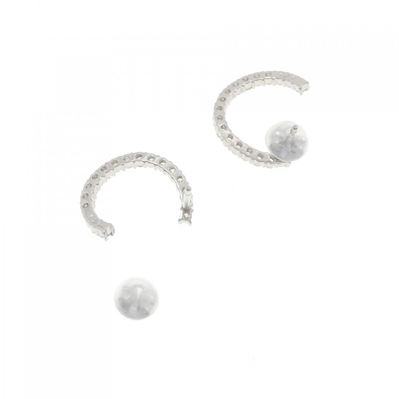 PT900 ダイヤモンド ピアス 0.50CT