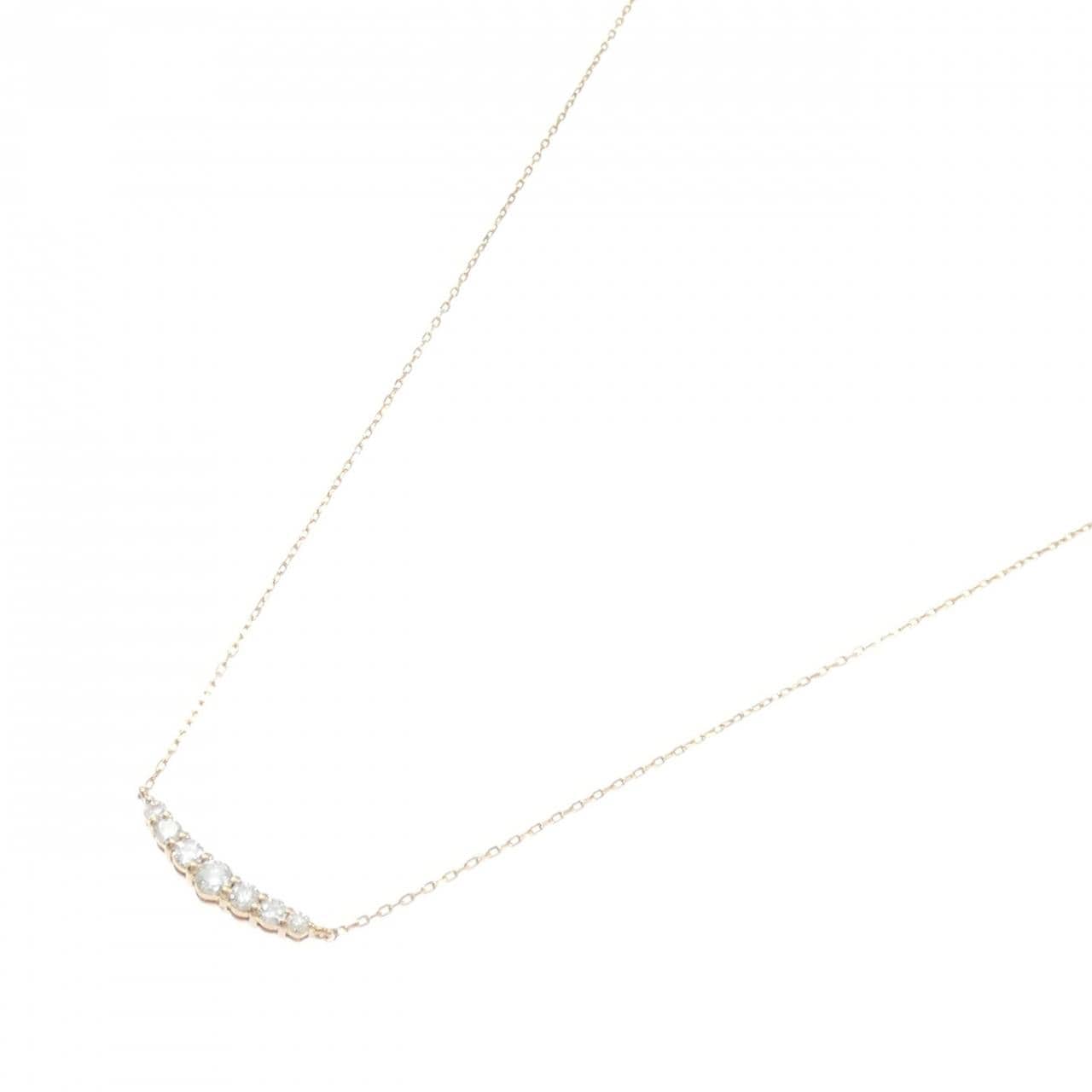 K18YG ダイヤモンド ネックレス 0.20CT