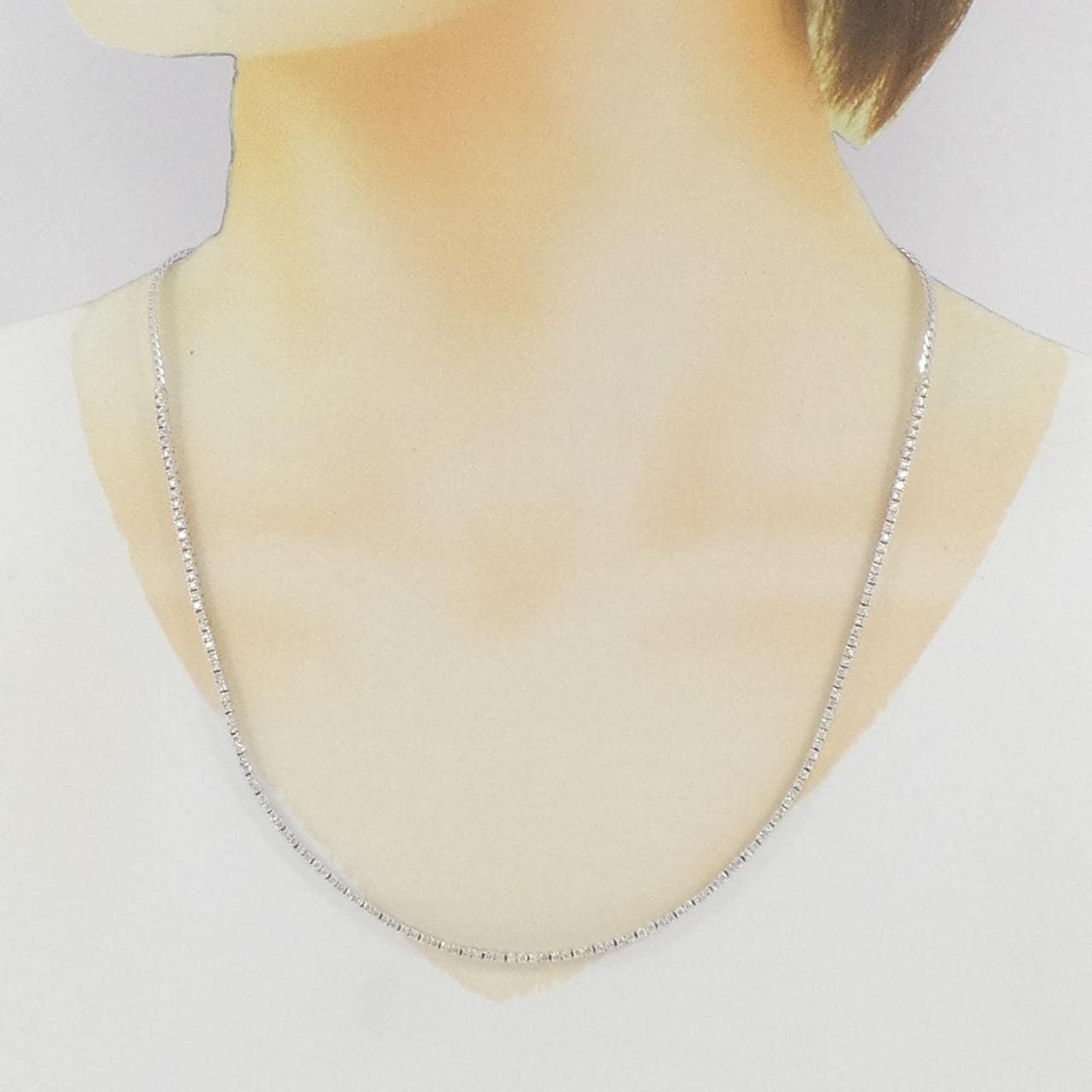 K18WG ダイヤモンド ネックレス 1.95CT