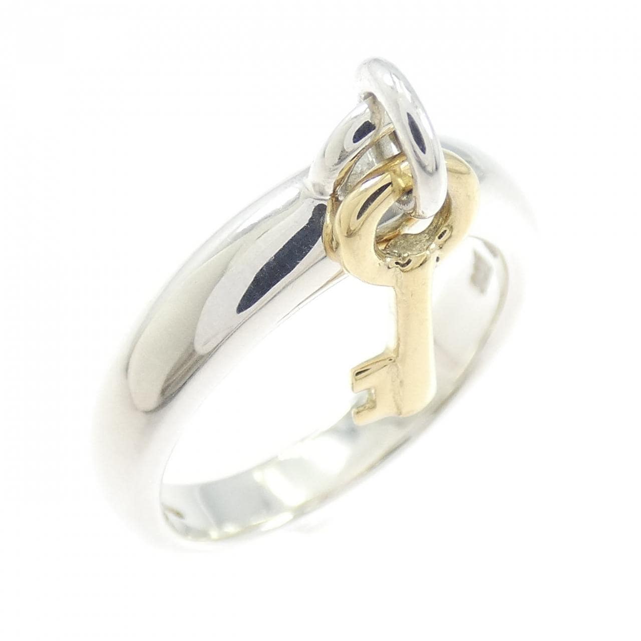 【ヴィンテージ】ティファニー 925/750YG キー リング