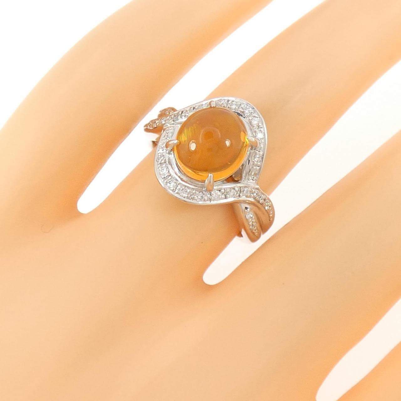 PT900 オパール リング 1.91CT