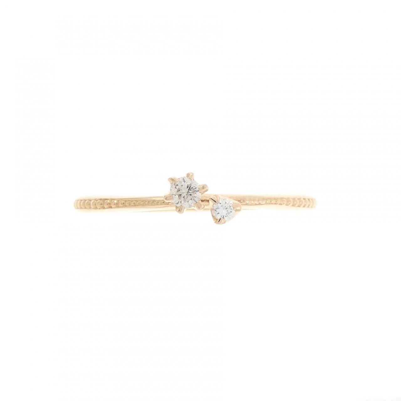 アガット ダイヤモンド リング 0.04CT