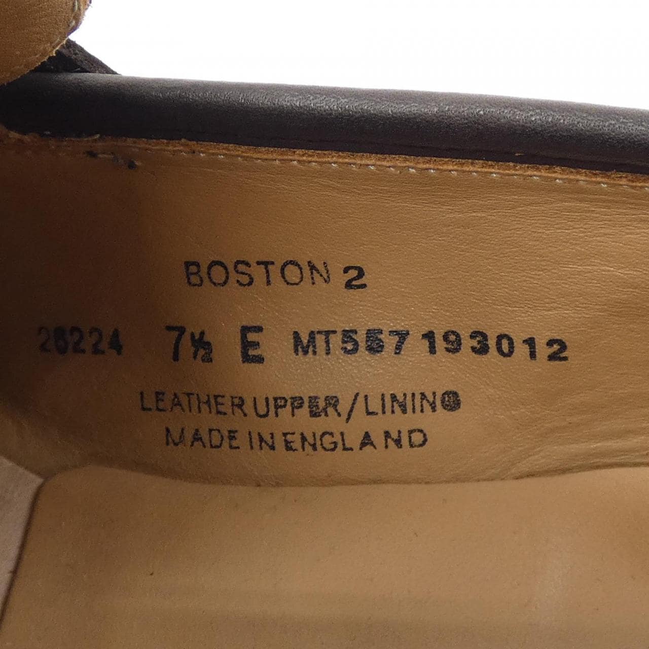 クロケットアンドジョーンズ CROCKETT&JONES BOSTON2 シューズ