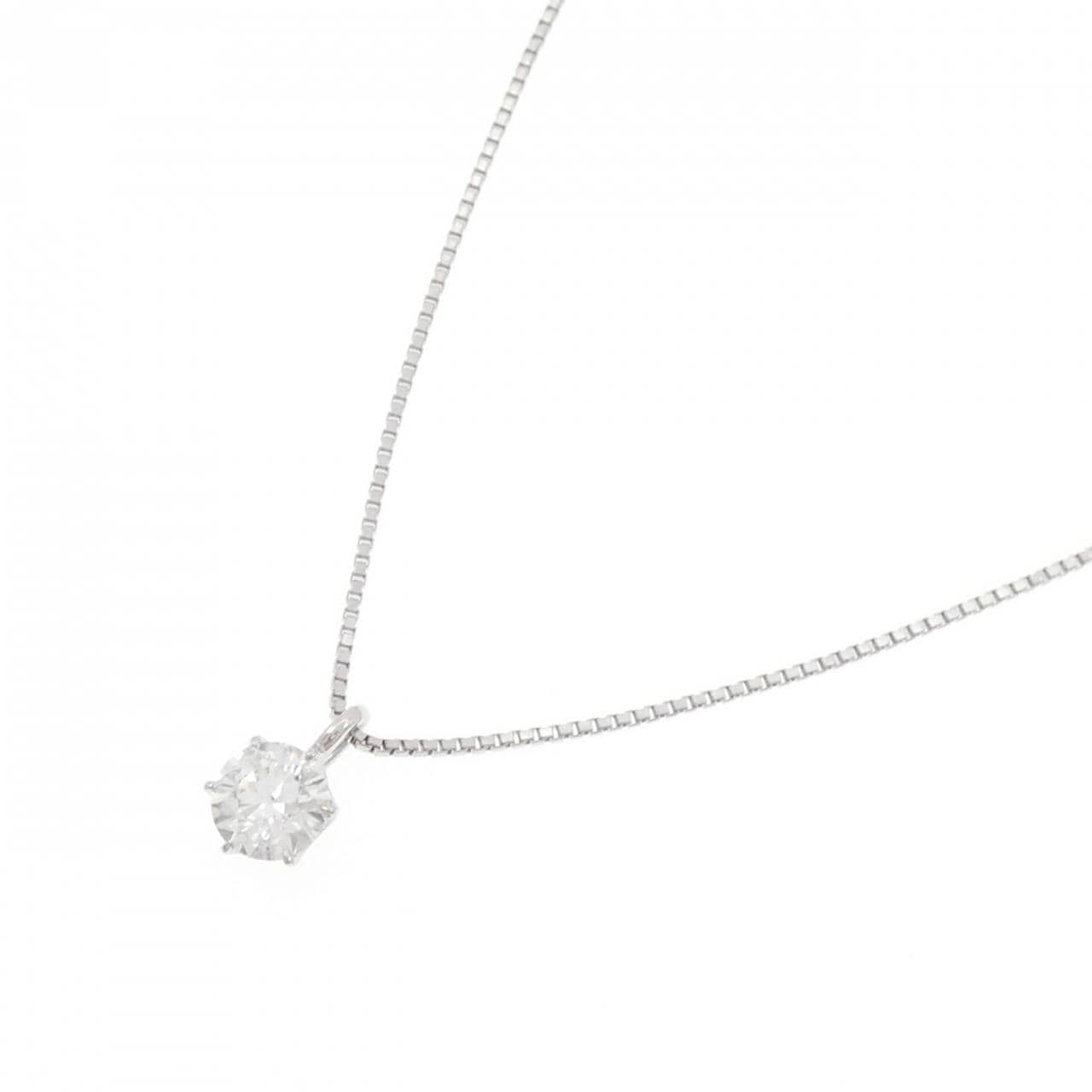 PT900/PT850 Diamond Necklace 0.809CT F SI2 VG