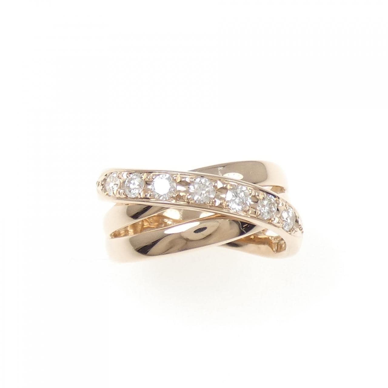 K18PG ダイヤモンド リング 0.50CT