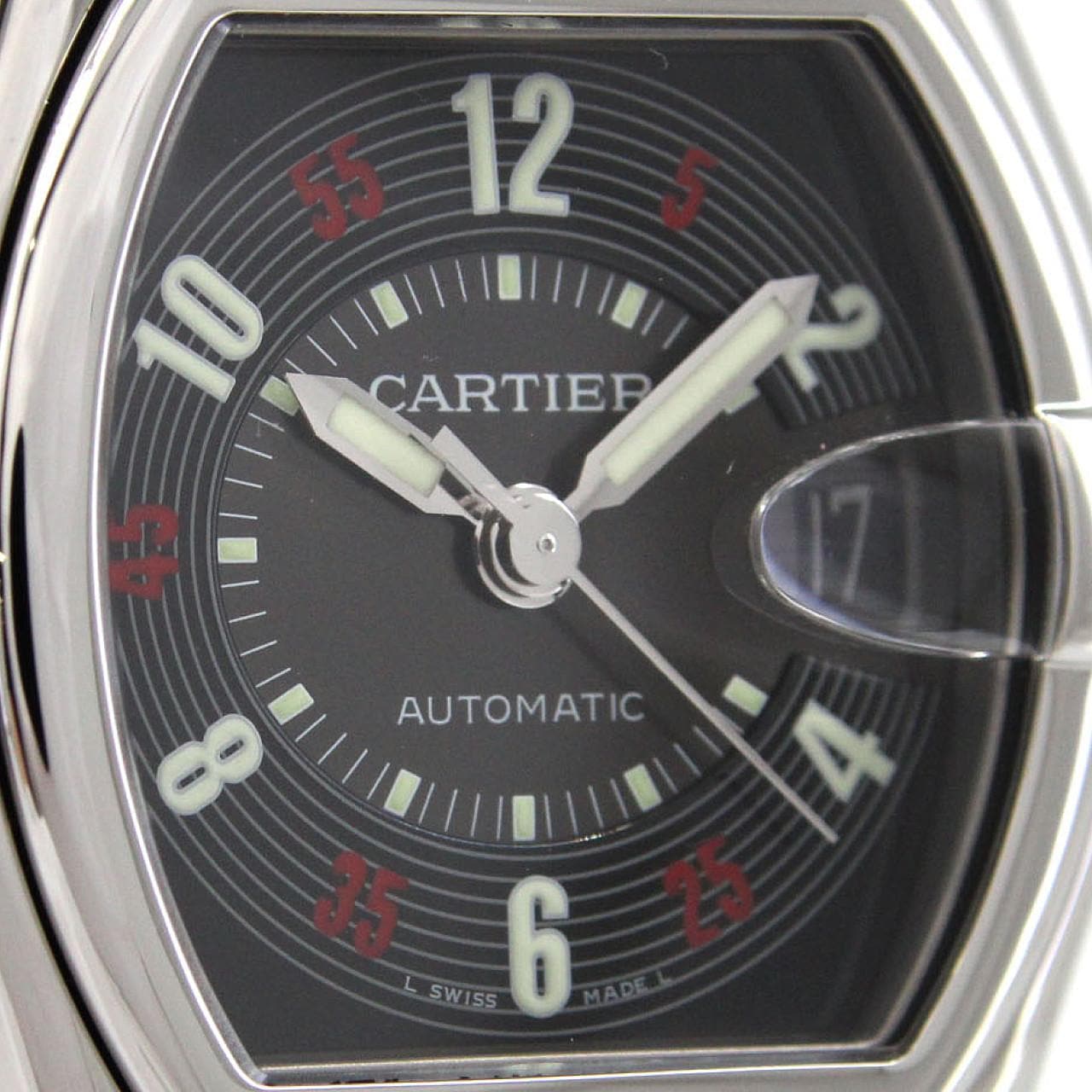 カルティエ ロードスターLM W62002V3 SS 自動巻