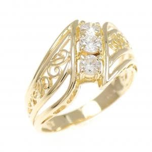 K18YG ダイヤモンド リング 0.30CT