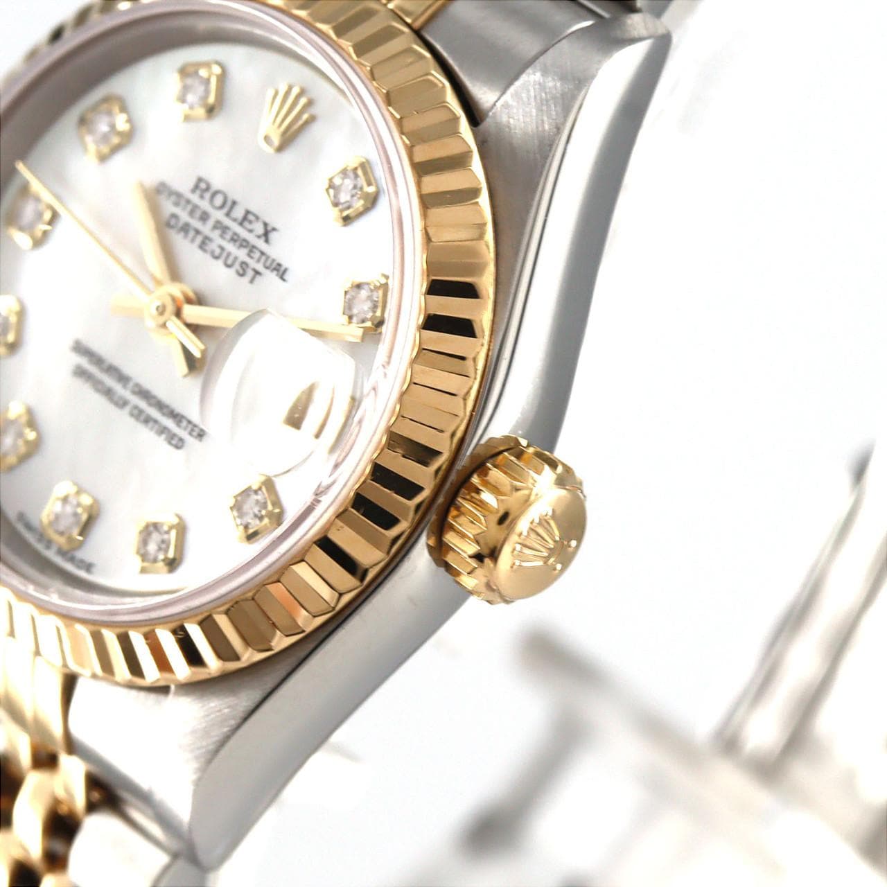 ロレックス デイトジャスト 69173NG SSxYG 自動巻 U番