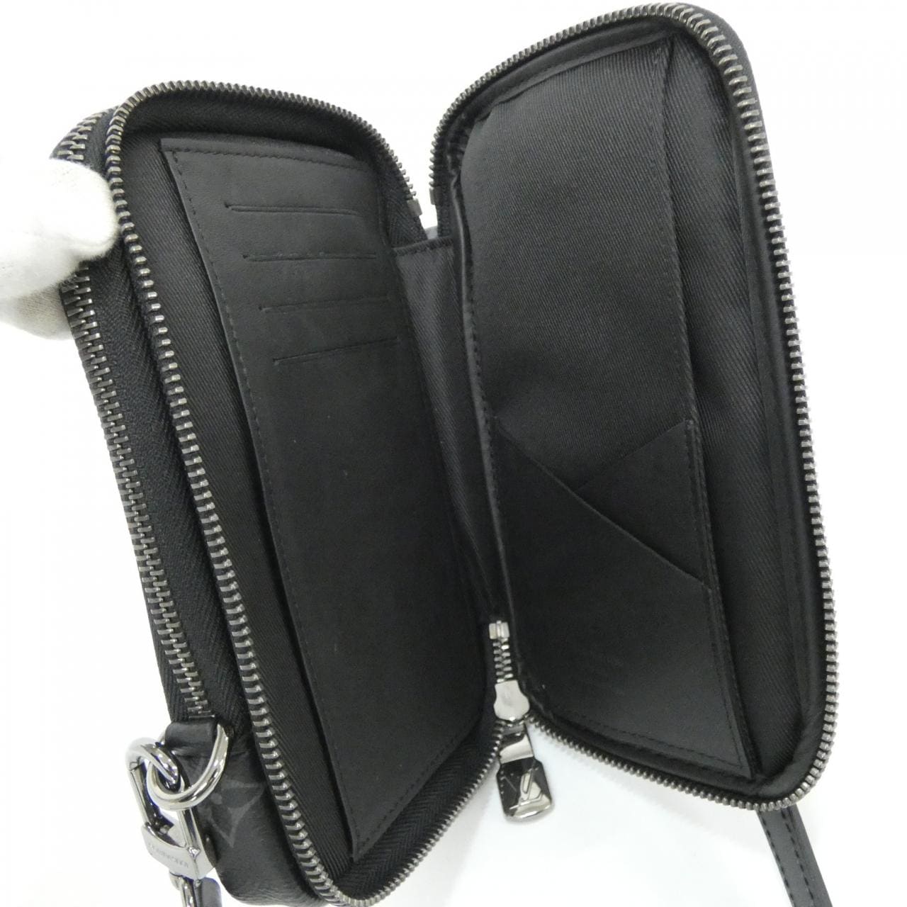 ルイヴィトン モノグラム エクリプス リバース ダブル フォン ポーチ M69534 ショルダーバッグ