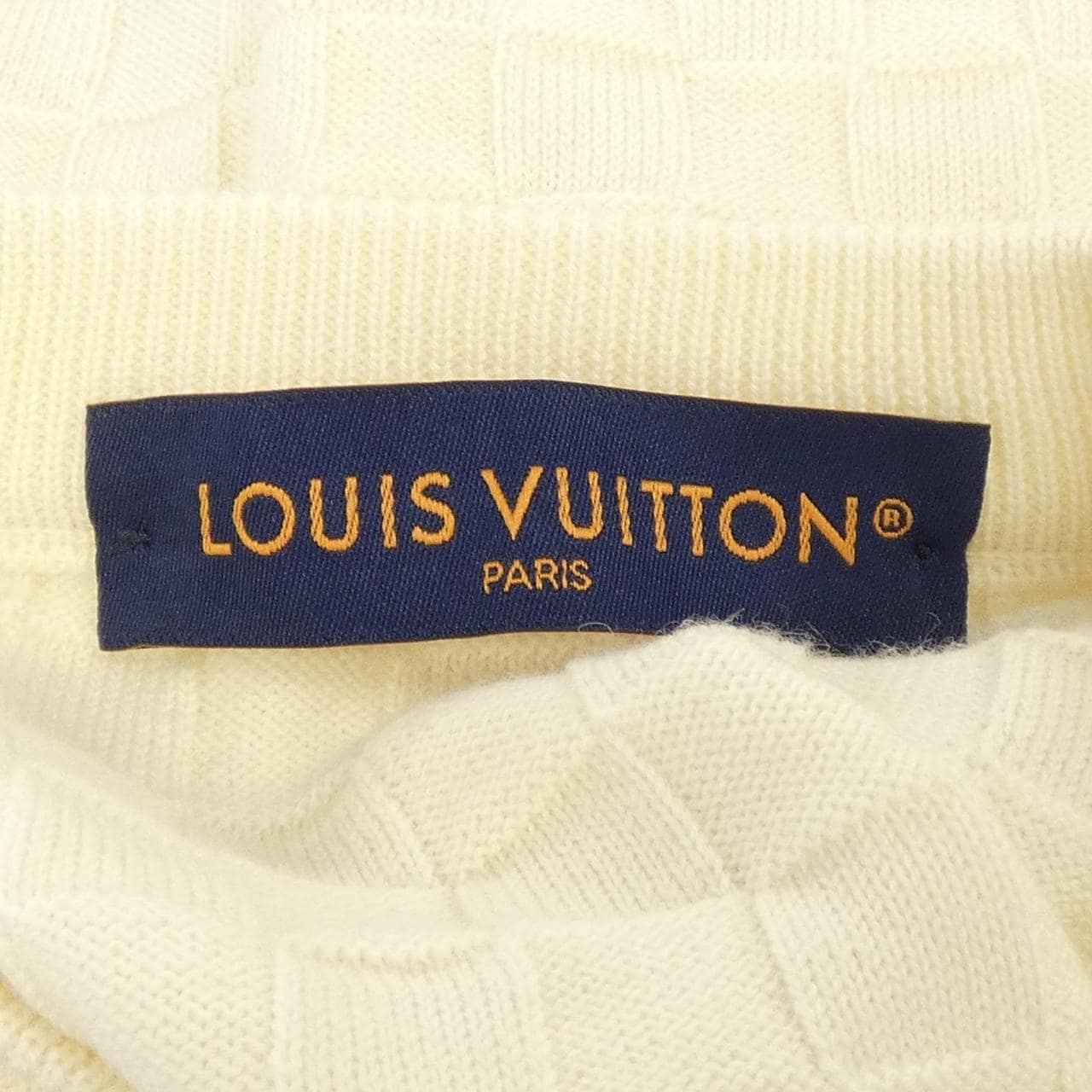 ルイヴィトン LOUIS VUITTON ダミエクルーネック HJN40WVOR ニット