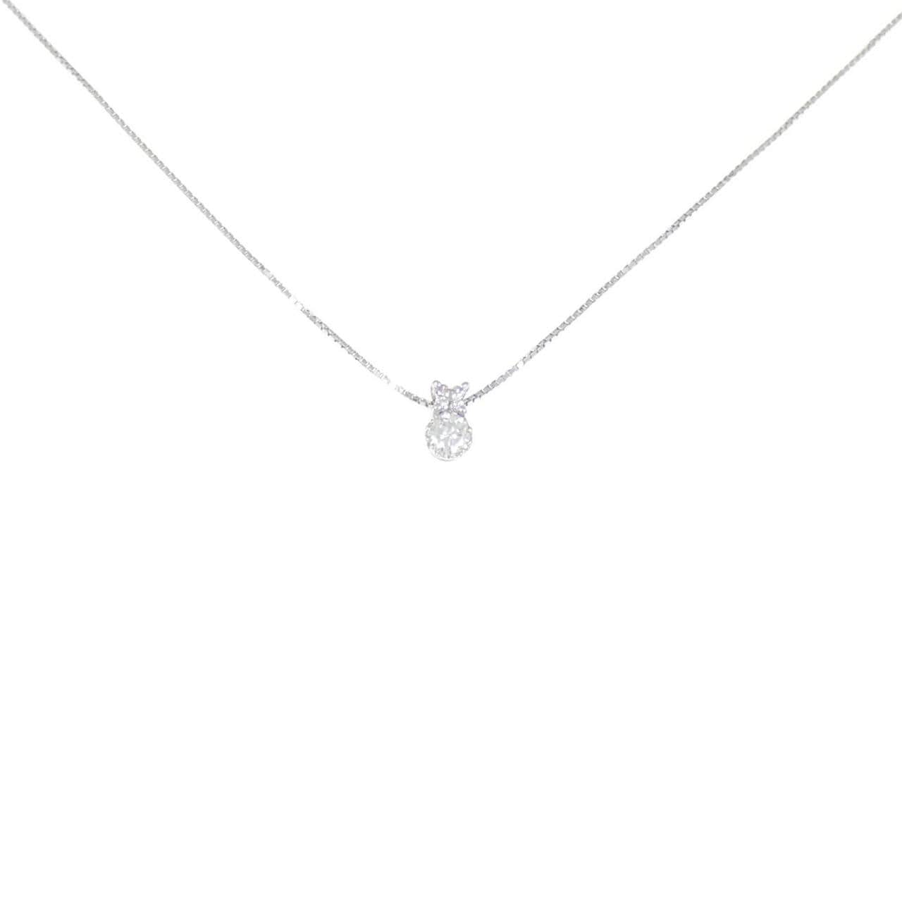 PT900/PT850 ダイヤモンド ネックレス 0.14CT