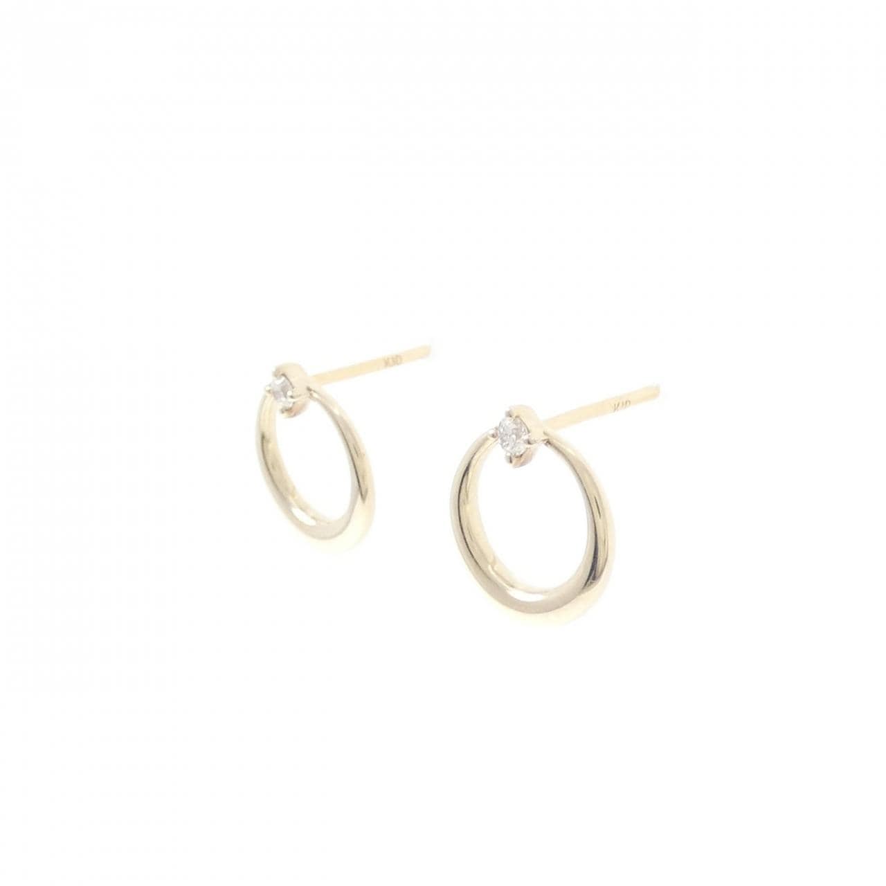 ポンテヴェキオ ダイヤモンド ピアス 0.02CT