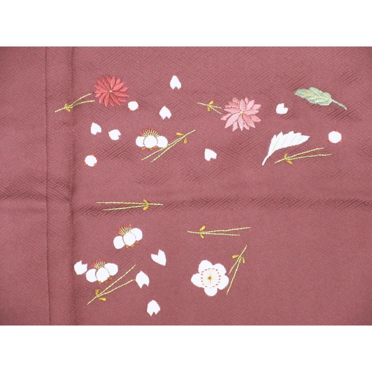 【未使用品】訪問着　刺繍加工　身幅２Ｌ寸