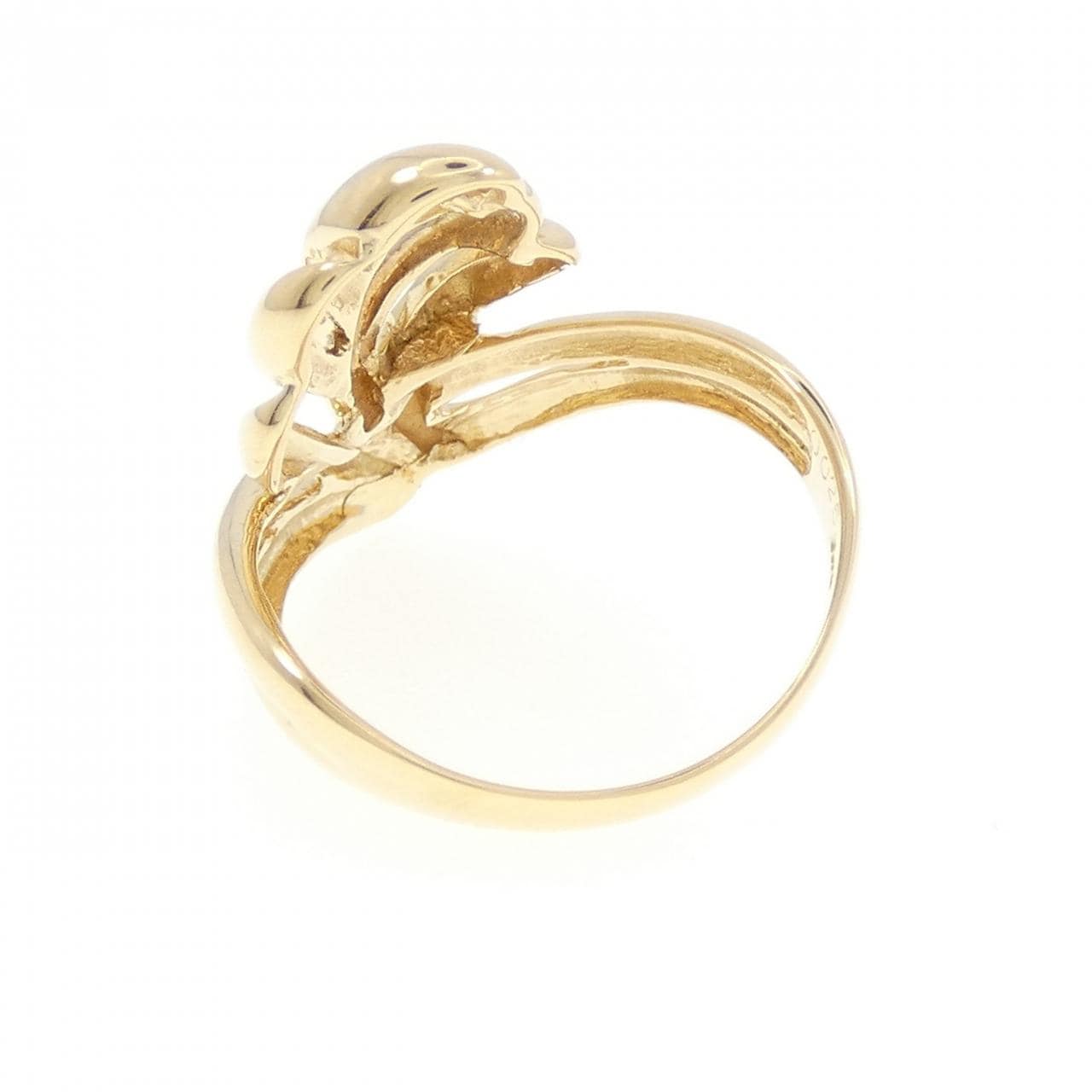K18YG/PT ダイヤモンド リング 0.025CT