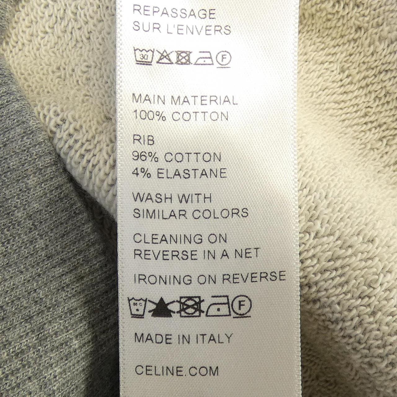 セリーヌ CELINE フード付きルーズスウェットシャツ 2Y468670Q パーカー